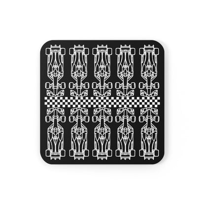 F1 BLACK "RACE" Coasters