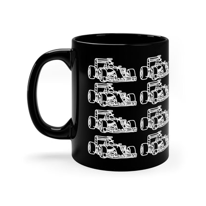 F1 BLACK "CAR" Coffee Cup