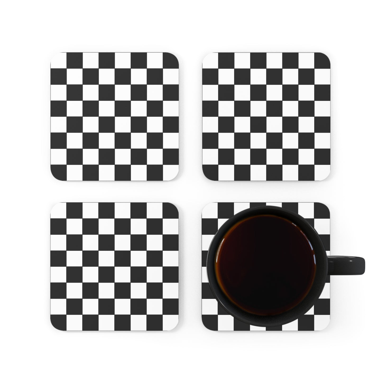 F1 "CHECKERED" Coasters