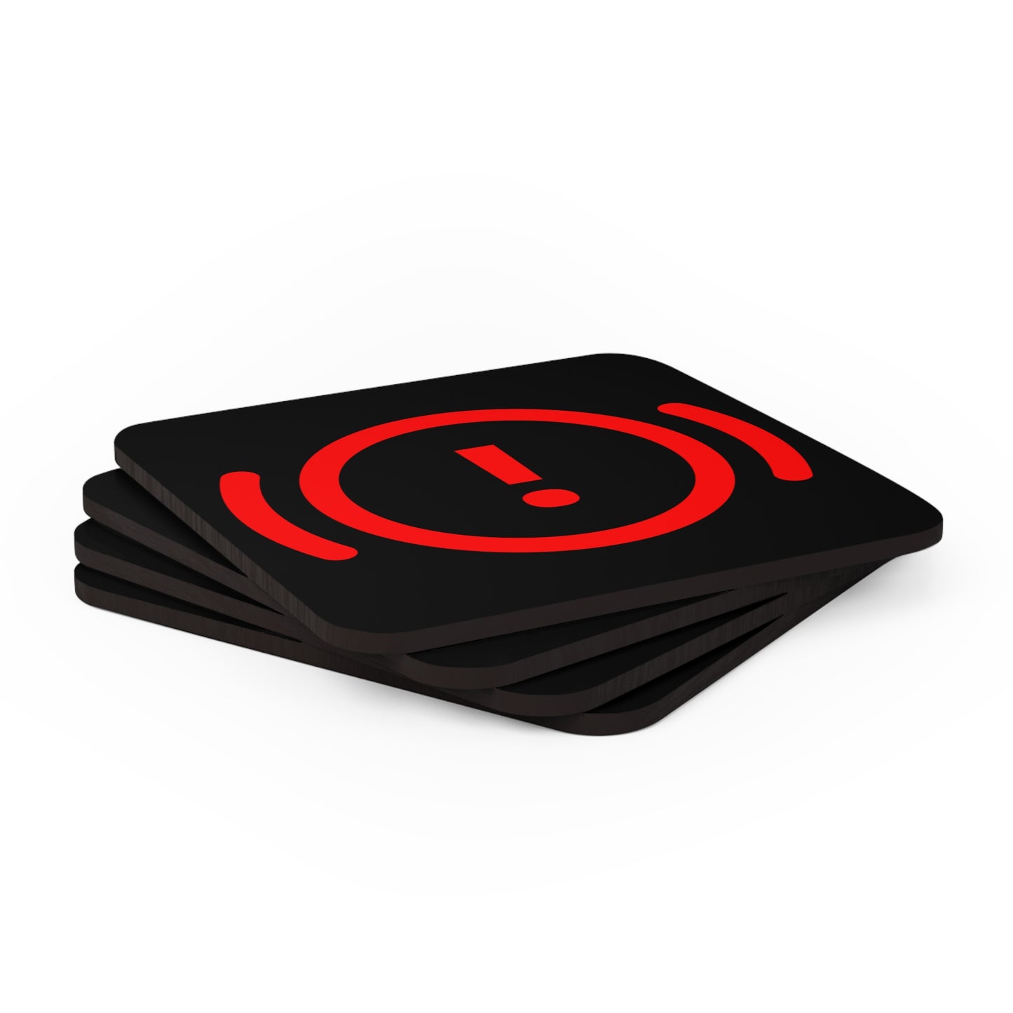 F1 BLACK "BRAKE LIGHT" Coasters