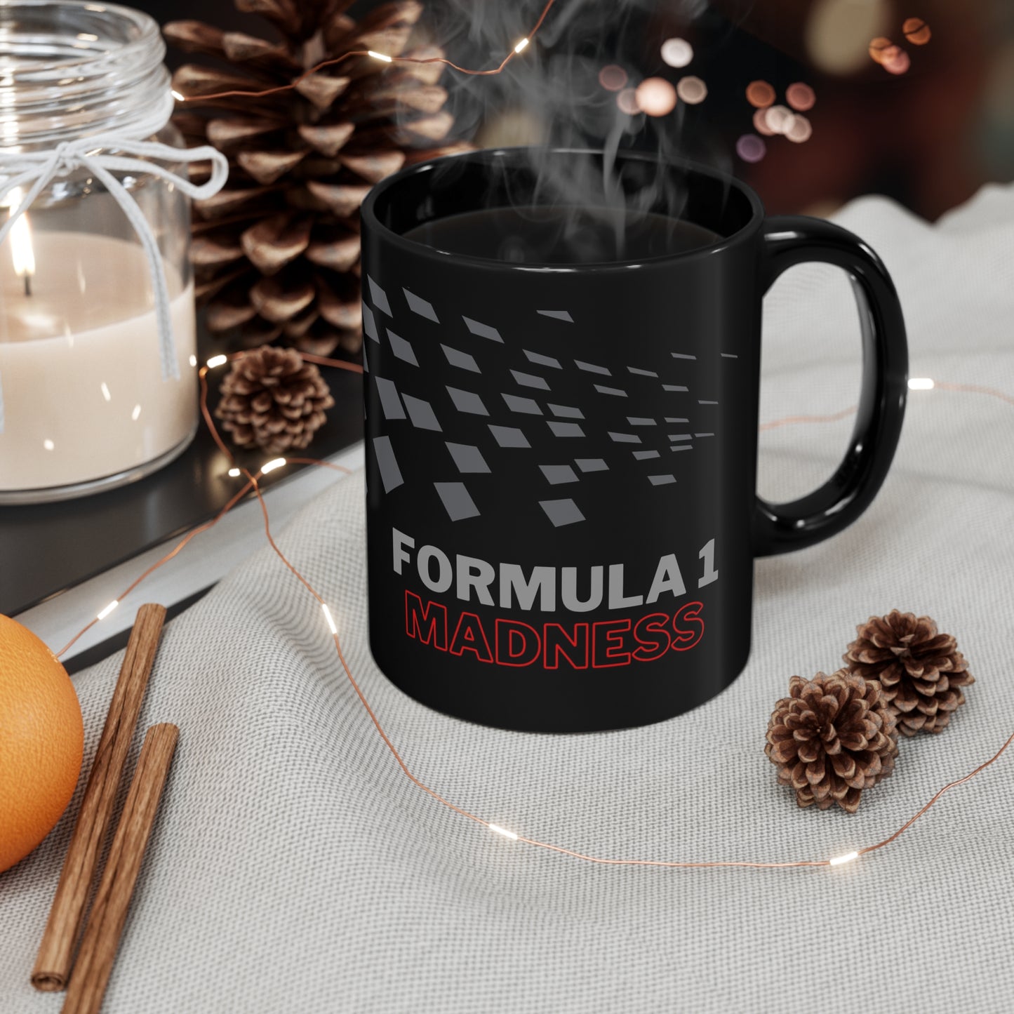 F1 "Madness" Coffee Cup