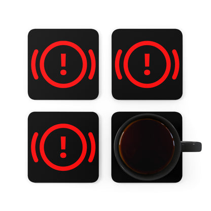 F1 BLACK "BRAKE LIGHT" Coasters