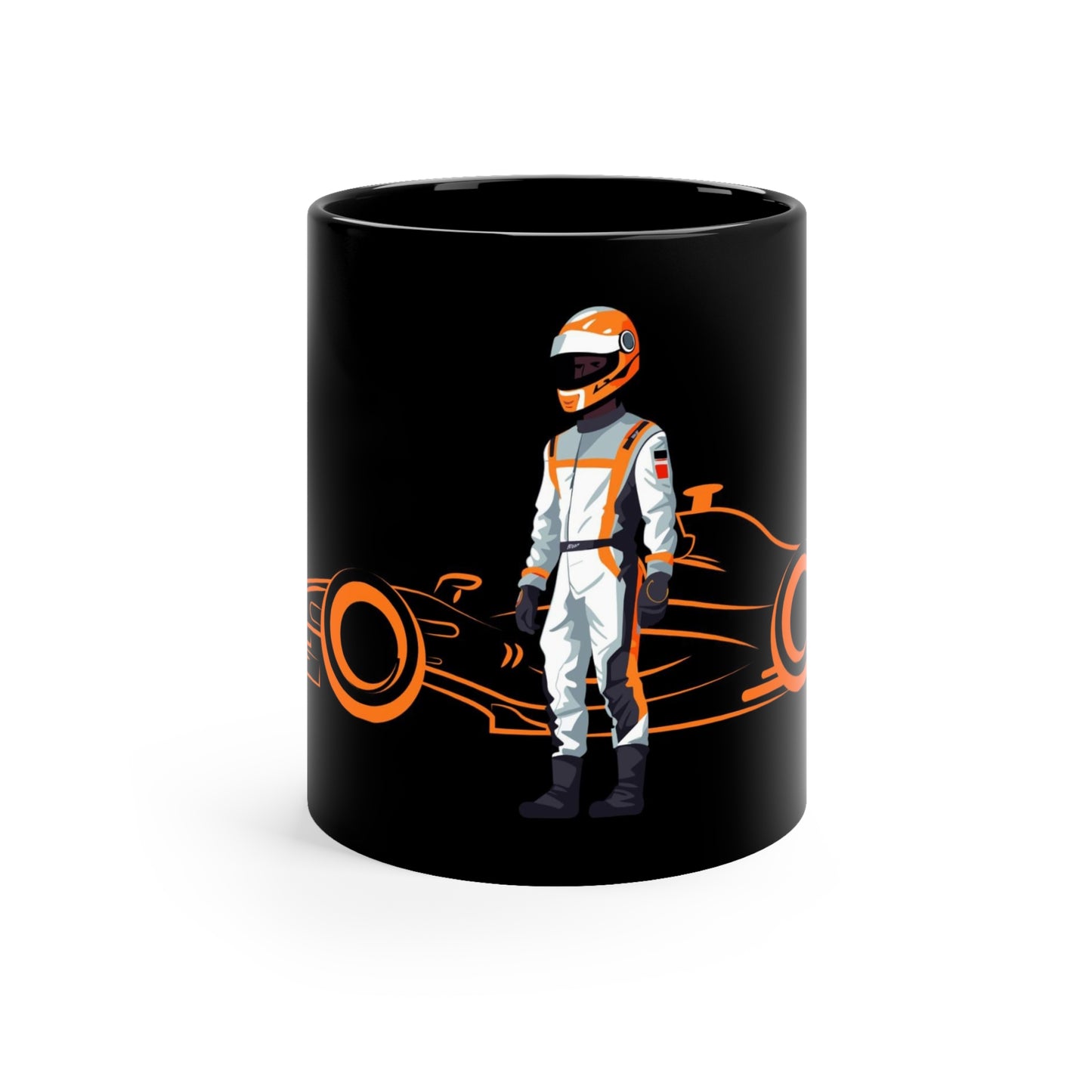 F1 BLACK "F1 DRIVER" Coffee Cup