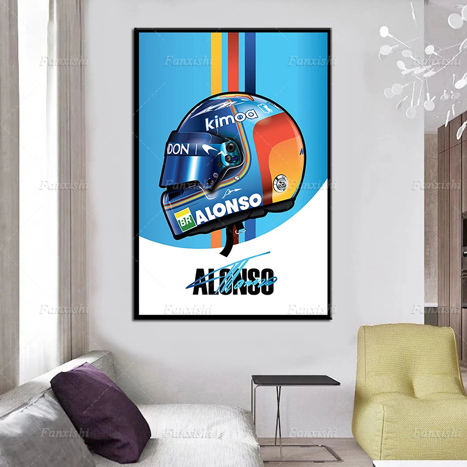 F1 "F. ALONSO" Poster