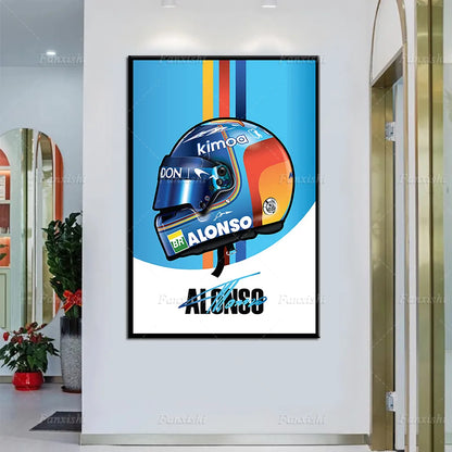 F1 "F. ALONSO" Poster