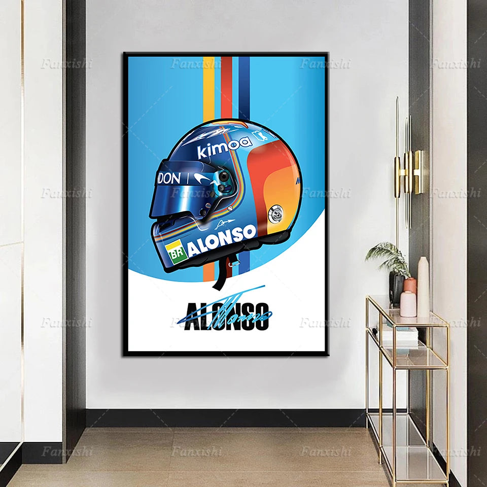 F1 "F. ALONSO" Poster