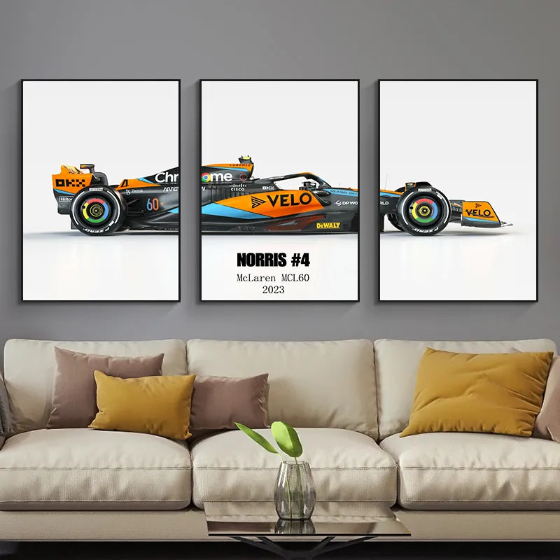 F1 "NORRIS #4" Poster (3Pcs)