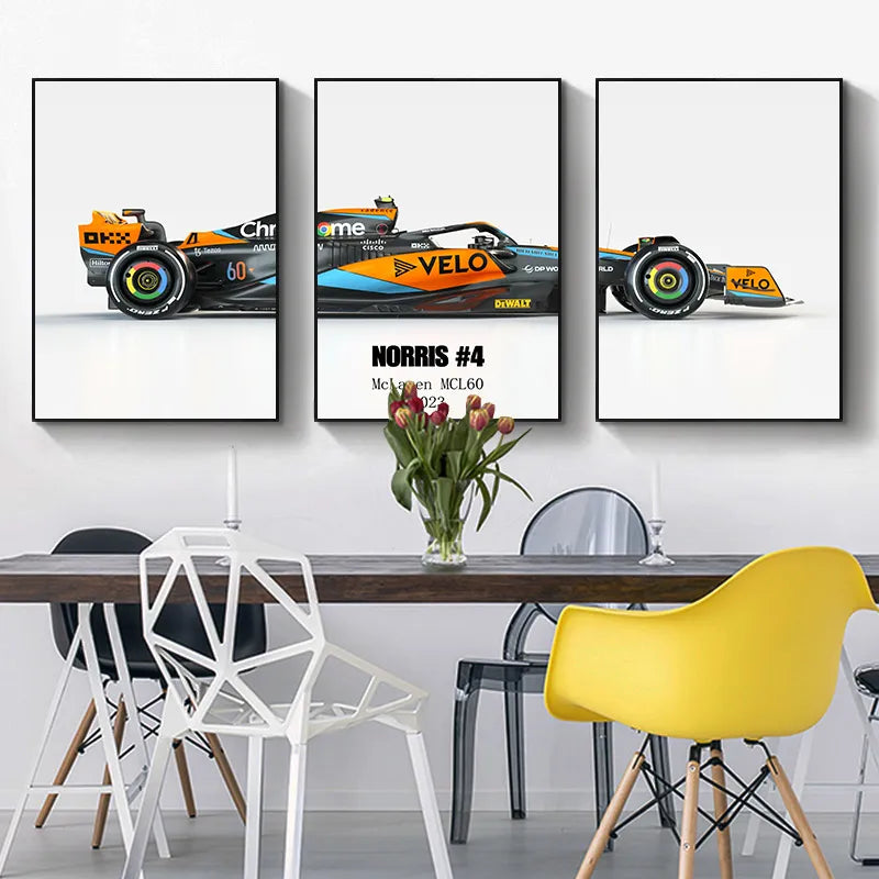 F1 "NORRIS #4" Poster (3Pcs)