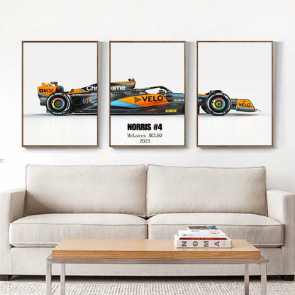 F1 "NORRIS #4" Poster (3Pcs)