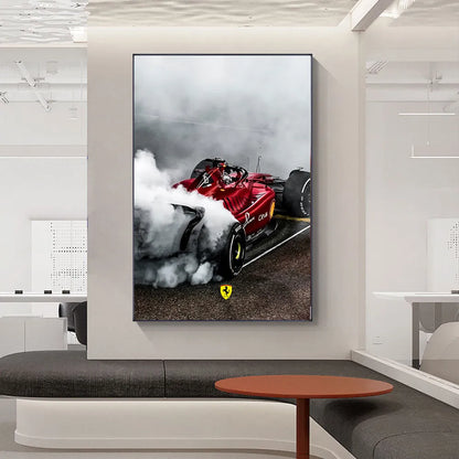 F1 "SMOKY LECLERC" Poster