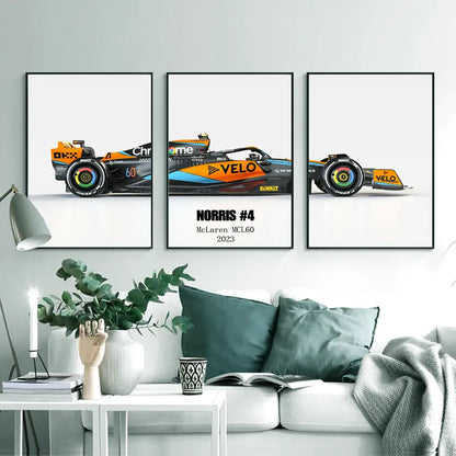 F1 "NORRIS #4" Poster (3Pcs)