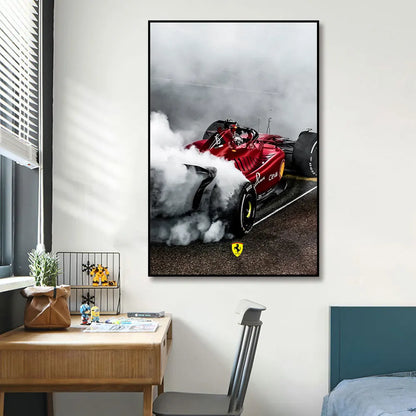 F1 "SMOKY LECLERC" Poster