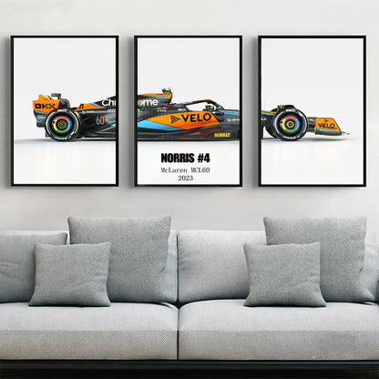 F1 "NORRIS #4" Poster (3Pcs)