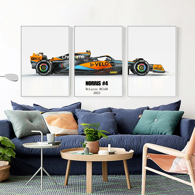 F1 "NORRIS #4" Poster (3Pcs)